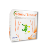 Image de l'emballage de STIMUL TRANSIT, un complément alimentaire naturel et laxatif pour améliorer le transit intestinal et combattre la constipation.